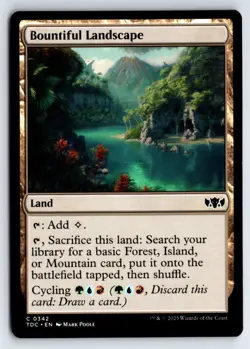 Bountiful Landscape -Commander: Tarkir: Dragonstorm - Image 1