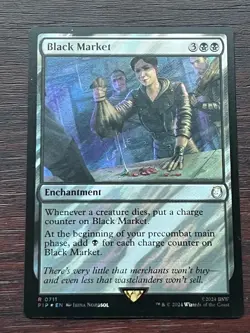 1x SURGE FOIL BLACK MARKET - Fallout - MTG - Magic the Gathering - Image 1