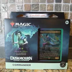 MTG Duskmourn: Haunts And Horrors Commander Deck - Death Toll NEW Sealed - Image 1