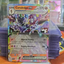 036/191 Ceruledge ex Pokemon TCG Prize Pack Series 7 Play Stamped Surging - Image 1