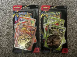 Pokemon TCG: Mega Evolution Phantasmal Flames Blister Pk Set Blaziken Hydrapple - Image 1