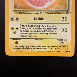 Pokemon TCG Electrode 2/64 Jungle Unlimited Rare Holo Vintage Card - Image 3