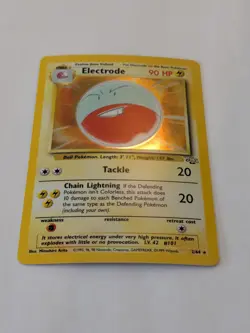 Electrode 2/64 Jungle Unlimited Holo Rare 1999 WotC Vintage Pokemon TCG VLP - Image 2