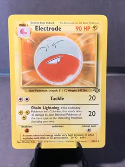 Pokemon TCG Electrode #2/64 Jungle Set Unlimited Non Holo Rare WOTC VTG 1999 NM - Image 1