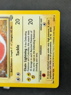 Electrode 2/64 - Jungle Unlimited Holo Rare WOTC Pokemon TCG MP - Image 5