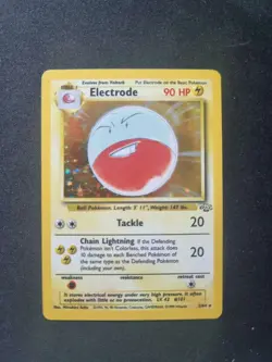 Pokemon TCG - Jungle Set Unlimited - Electrode 2/64 Holo Rare - MP - Image 1