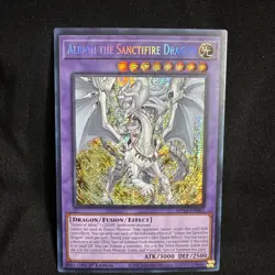 YuGiOh! Albion the Sanctifire Dragon [MP24-EN082] Prismatic Secret Rare, NM - Image 1