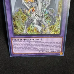 YuGiOh! Albion the Sanctifire Dragon [MP24-EN082] Prismatic Secret Rare, NM - Image 2