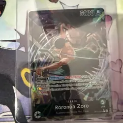 One Piece CCG Roronoa Zoro Leader Op12 020 Near Mint English - Image 1