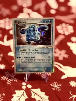 Pokemon EX Hidden Legends Cracked Ice Holo Regice EX #97 2004 - Image 1