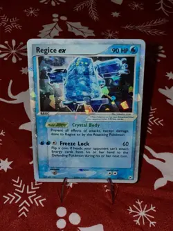 Pokemon EX Hidden Legends Cracked Ice Holo Regice EX #97 2004 - Image 2