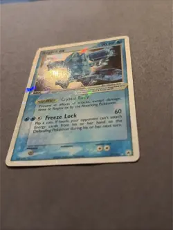 Pokemon TCG Regice EX 97/101 EX Hidden Legends Cracked Ice Holo Rare LP - Image 3