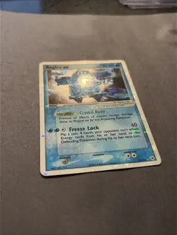 Pokemon TCG Regice EX 97/101 EX Hidden Legends Cracked Ice Holo Rare LP - Image 4