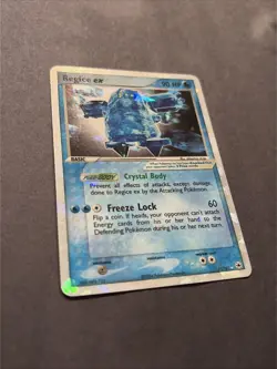 Pokemon TCG Regice EX 97/101 EX Hidden Legends Cracked Ice Holo Rare LP - Image 5