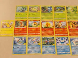 Pokemon 25th Anniversary McDonalds Promo Complete Master Set Non-Holo 25 cards - Image 3