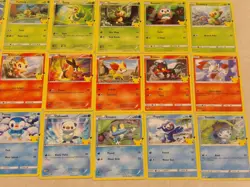 Pokemon 25th Anniversary McDonalds Promo Complete Master Set Non-Holo 25 cards - Image 4