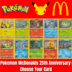 McDonalds Pokemon 25th Anniversary Choose Your Card! All Cards Available! Mint - Image 1