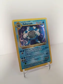 Poliwrath Rare Holo Shadowless 13/102 Pokemon Cards 1999 Base Set Near Mint WOTC - Image 2
