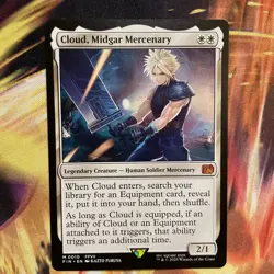 Cloud, Midgar Mercenary Non-Foil MTG Final Fantasy - Image 1