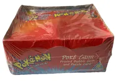 Pokemon 1999 Poke' Gum & Puzzle Box, 36 packs - Vintage Factory Sealed - Image 4