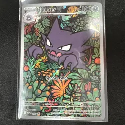 Pokemon TCG Mega Evolution Black Star Promo Haunter #027 Illustration Rare - Image 5