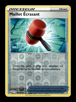 Carte Pokemon Maillet Ecrasant Reverse 125/159 Zenith Supreme Francais - Image 1