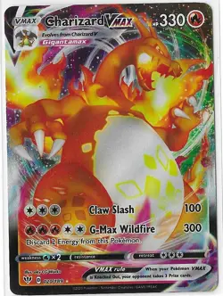 Charizard VMAX 020/189 Darkness Ablaze Pokemon TCG Sword & Shield NM - Image 1