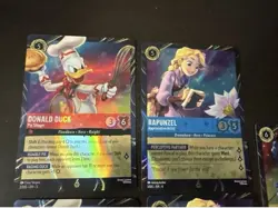 Disney Lorcana Magical Places Stitch Rapunzel Donald Duck EPCOT Promo 5 Card - Image 3