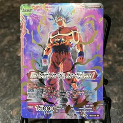 Ultra Instinct Son Goku Hero of Universe 7 Foil Dragon Ball Super Card Game | NM - Image 1