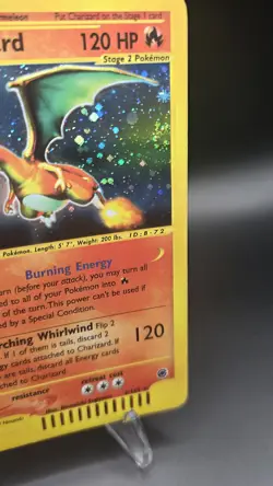 Charizard 6/165 Holo - Double Swirl! Light Play -Expedition eSeries Pokemon Card - Image 3