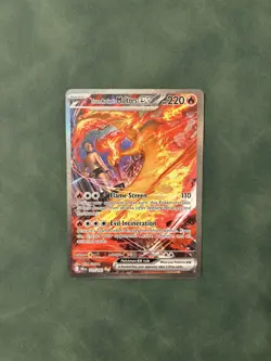 Pokemon Cards Team Rocket's Moltres ex 229/182 Destined Rivals NM - Image 1