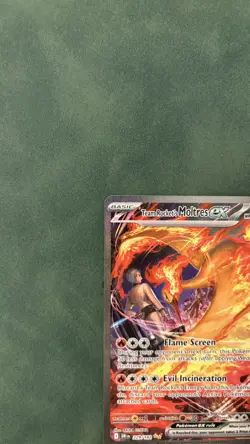 Pokemon Cards Team Rocket's Moltres ex 229/182 Destined Rivals NM - Image 3