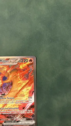 Pokemon Cards Team Rocket's Moltres ex 229/182 Destined Rivals NM - Image 4