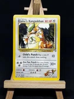 Pokemon TCG Blaine's Kangaskhan Gym Heroes 36/132 Regular NM - Image 1