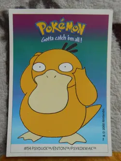 PSYKOKWAK / PSYDUCK #54 - DUNKIN BOOMER 2000 - CARTE POKEMON - TRES BON ETAT - Image 1
