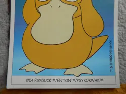 PSYKOKWAK / PSYDUCK #54 - DUNKIN BOOMER 2000 - CARTE POKEMON - TRES BON ETAT - Image 3