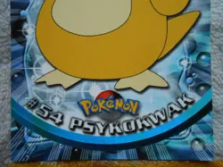 PSYKOKWAK #54 - TOPPS TV ANIMATION EDITION - CARTE POKEMON - TRES BON ETAT - Image 3