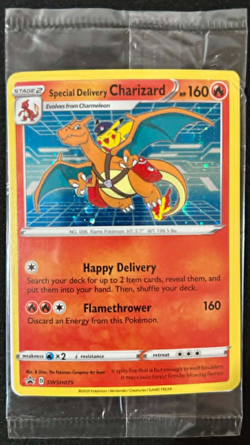 Special Delivery Charizard SWSH075 Pokemon Sword & Shield Promo SEALED - Image 1