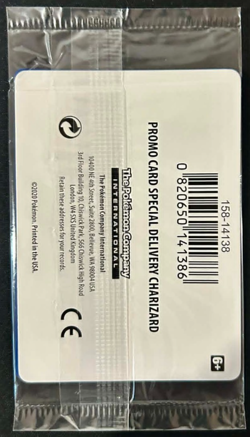 Special Delivery Charizard SWSH075 Pokemon Sword & Shield Promo SEALED - Image 2