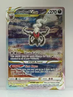 Pokemon TCG Darkrai VSTAR GG50/GG70 Crown Zenith Galarian Gallery Holo - Image 1