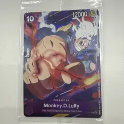 Monkey.D.Luffy BANDAI CARD GAMES Fest 23-24 P-041 Sealed English Promo Textured - Image 1