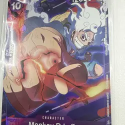 Monkey.D.Luffy BANDAI CARD GAMES Fest 23-24 P-041 Sealed English Promo Textured - Image 2