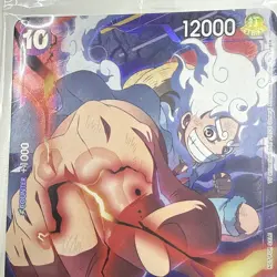 Monkey.D.Luffy BANDAI CARD GAMES Fest 23-24 P-041 Sealed English Promo Textured - Image 3