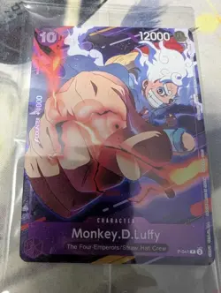 Monkey.D.Luffy (BANDAI CARD GAMES Fest 23-24) P-041 Sealed English Promo Emotion - Image 1