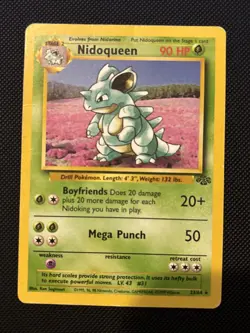Pokemon TCG Nidoqueen Jungle 23/64 Unlimited Rare Non-Holo Card - Image 1