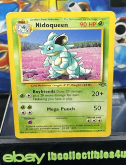 Nidoqueen 23/64 Jungle Rare Non-Holo Vintage Pokemon TCG Card MP FREE SHIPPING - Image 1