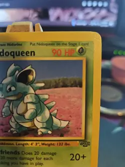 Pokemon TCG Nidoqueen Jungle Non-Holo Card 23/64 Unlimited Rare, LP Condition - Image 3