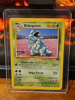 Pokemon TCG Nidoqueen Jungle 23/64 Unlimited Rare Non-Holo Card - Image 1