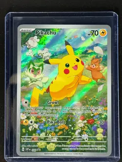 Pokemon Pikachu TCG SVP088 Black Star Promo Card NM/M Paldea Adventure Chest - Image 1