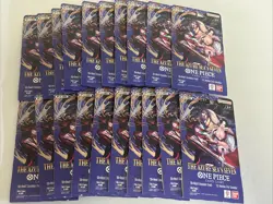 20x One Piece TCG: The Azure Sea's Seven Sleeved Booster OP-14 New/Sealed - Image 1